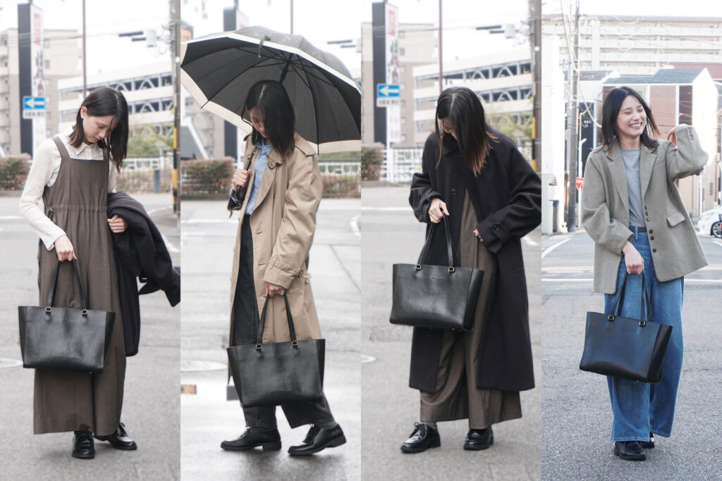 愛用品『ジョルニ・トート』着用イメージ