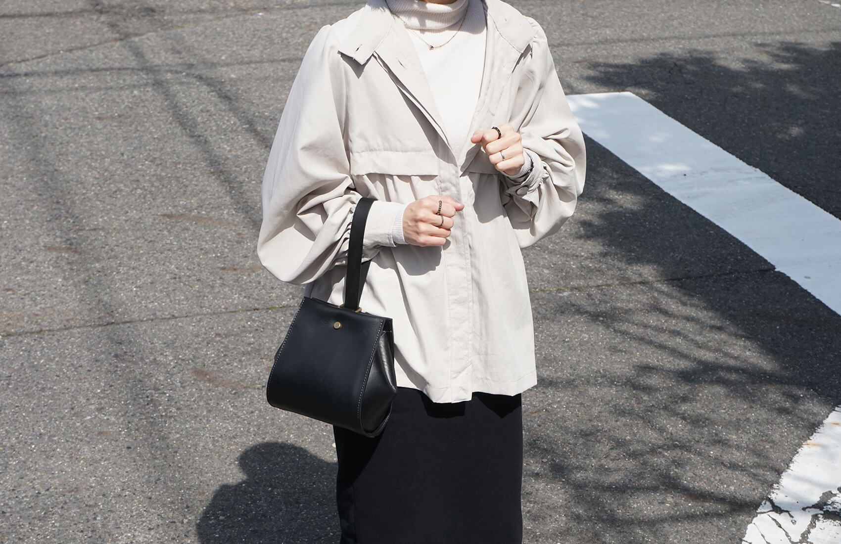 イタリアン・オイルレザー『クノップ・ハンドバッグ』| イボーナ公式 