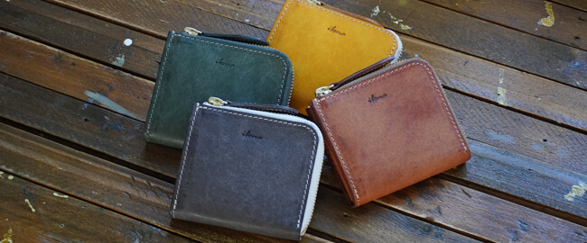 上質な本革仕様で、使って愉しめるイボーナのお財布シリーズ